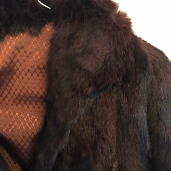 Vintage Mink Fur Cape / Jacket one size - Picture 4 of 6